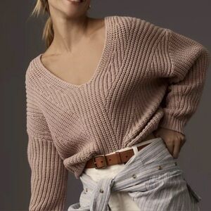Maeve Anthropology V-neck pull over sweater